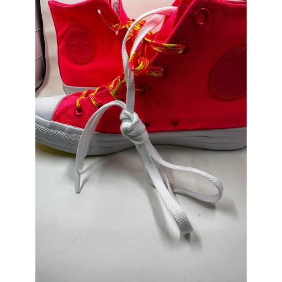 Converse Chuck Taylor All Star Hi Glow Up Pink High Top Sneakers Women’s 8 US - Picture 13 of 14